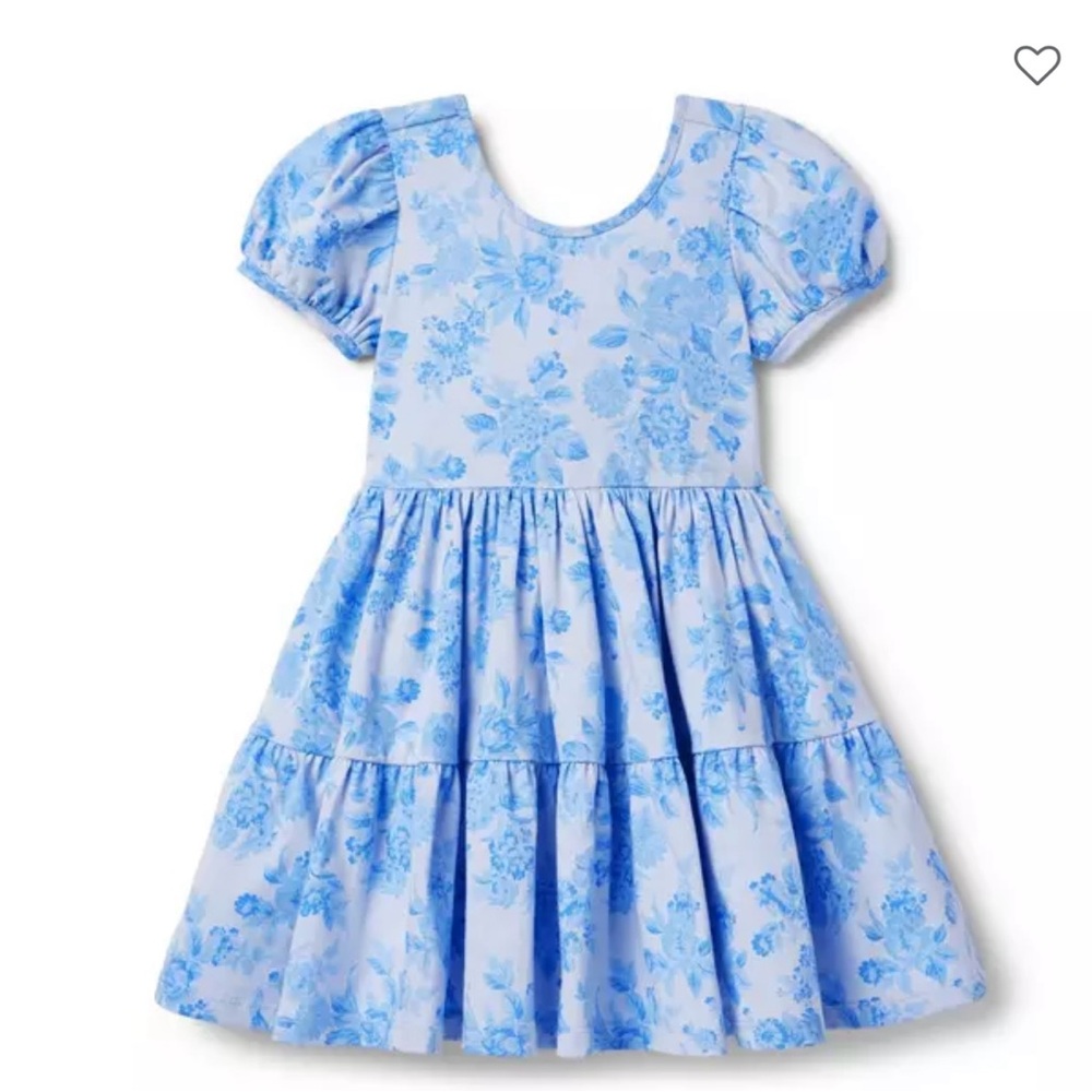 Janie and Jack Puff Sleeve Everyday Dress
